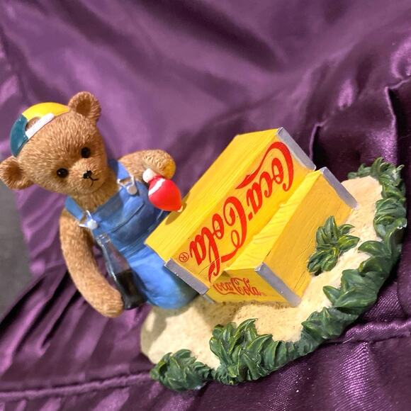 Coke Refreshes You Best Coca-Cola Memories to Cherish Bear Coca Cola Spin Top - Picture 1 of 10